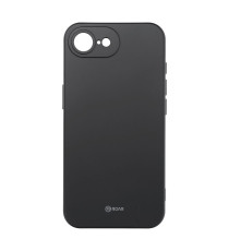 Cover in silicone Black per Iphone 16e ROAR Custodia Colorful Jelly altissima qualità, materiale flessibile e antiscivolo