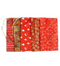 Sacchetto regalo - fantasia Natale assortite - c/ nastro rafia - 36 x 50 cm - carta - Rex Sadoch