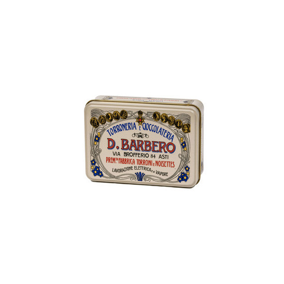 Scrigno regalo - con tartufi misti - 130 gr - metallo - panna - Barbero Scrigno regalo - con tartufi misti - 130 gr - metallo - panna - Barbero