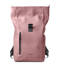 Zaino Roll-top Drop2Go - 30 x 42 x 14 cm - gomma - cipria - In Tempo