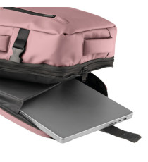 Zaino Travel Backpack Drop2Go - 30 x 15 x 45 cm - gomma - cipria - In Tempo