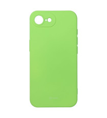 Cover in silicone Verde lime per Iphone 16e ROAR Custodia Colorful Jelly altissima qualità, materiale flessibile e antiscivolo