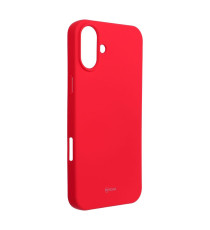 Cover in silicone Rosso per Iphone 16 Plus ROAR Custodia Colorful Jelly altissima qualità, materiale flessibile e antiscivolo