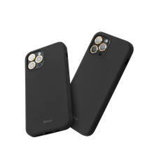 Cover in silicone Black per Iphone 16 Pro Max ROAR Custodia Colorful Jelly altissima qualità, materiale flessibile e antiscivolo