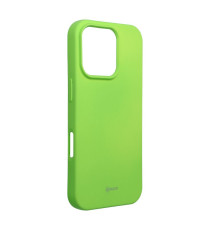 Cover in silicone Verde lime per Iphone 17 ROAR Custodia Colorful Jelly altissima qualità materiale flessibile antiscivolo