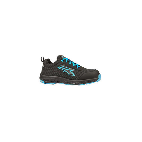 Calzatura di sicurezza Stinger Red Ego S3S ESD - numero 43 - nero/azzurro - U-Power Calzatura di sicurezza Stinger Red Ego S3S ESD - numero 43 - nero/azzurro - U-Power