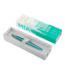 Penna sfera Jotter - Global Icon Miami - punta M - fusto turchese - Parker