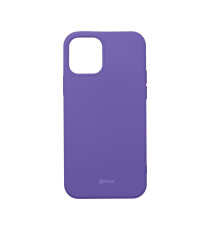 Cover in silicone Viola per Galaxy S24 Plus ROAR Custodia Colorful Jelly altissima qualità, materiale flessibile e antiscivolo