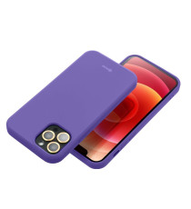 Cover in silicone Viola per Galaxy S24 Ultra ROAR Custodia Colorful Jelly altissima qualità, materiale flessibile e antiscivolo