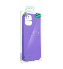 Cover in silicone Viola per Galaxy S24 Ultra ROAR Custodia Colorful Jelly altissima qualità, materiale flessibile e antiscivolo