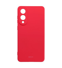 Cover in silicone Rosso per Galaxy S25 Edge ROAR Custodia Colorful Jelly altissima qualità, materiale flessibile e antiscivolo