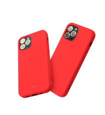 Cover in silicone Rosso per Galaxy S25 Plus ROAR Custodia Colorful Jelly altissima qualità, materiale flessibile e antiscivolo