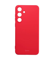 Cover in silicone Rosso per Galaxy S25 Plus ROAR Custodia Colorful Jelly altissima qualità, materiale flessibile e antiscivolo