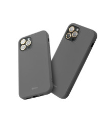 Cover in silicone Grigio per Galaxy S25 Ultra ROAR Custodia Colorful Jelly altissima qualità, materiale flessibile e antiscivolo