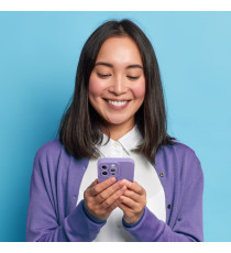 Cover in Tpu Viola per Iphone 17 ROAR Custodia Luna altissima qualità materiale flessibile antiscivolo