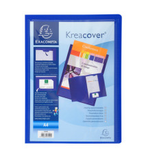 Cartella di presentazione Kreacover - in PP - 2 alette - colori assortiti - A4 - Exacompta Cartella di presentazione Kreacover - in PP - 2 alette - colori assortiti - A4 - Exacompta
