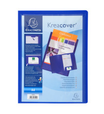 Cartella di presentazione Kreacover - in PP - 2 alette - colori assortiti - A4 - Exacompta Cartella di presentazione Kreacover - in PP - 2 alette - colori assortiti - A4 - Exacompta