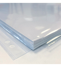 Buste forate ATLA GS plus - 22 x 30 cm - PP - c/soffietto - trasparente liscia - Sei Rota - conf. 10 pezzi Buste forate ATLA GS plus - 22 x 30 cm - PP - c/soffietto - trasparente liscia - Sei Rota - conf. 10 pezzi