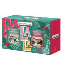 Candele Giara - Cinnamon Delight/Wrapping Paper Pine - Yankee Candle - conf. da 2 pz