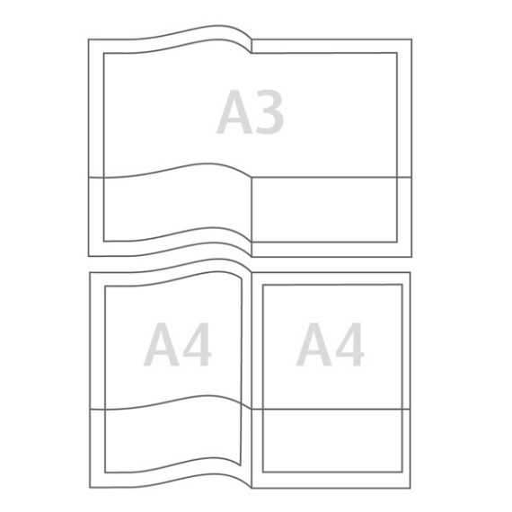 Cartellina Capri 69/T2 - 21 x 29,7 cm - PVC - con 2 tasche orizzontali - trasparente liscio - Sei Rota - conf. 5 pezzi Cartellina Capri 69/T2 - 21 x 29,7 cm - PVC - con 2 tasche orizzontali - trasparente liscio - Sei Rota - conf. 5 pezzi
