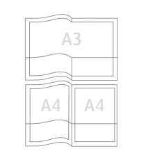 Cartellina Capri 69/T2 - 21 x 29,7 cm - PVC - con 2 tasche orizzontali - trasparente liscio - Sei Rota - conf. 5 pezzi Cartellina Capri 69/T2 - 21 x 29,7 cm - PVC - con 2 tasche orizzontali - trasparente liscio - Sei Rota - conf. 5 pezzi