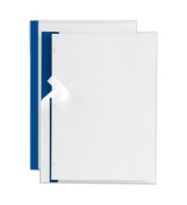 Cartellina Poli 200 - 21 x 29,7 cm - PP - trasparente buccia - dorso blu - Sei Rota - conf. 10 pezzi Cartellina Poli 200 - 21 x 29,7 cm - PP - trasparente buccia - dorso blu - Sei Rota - conf. 10 pezzi