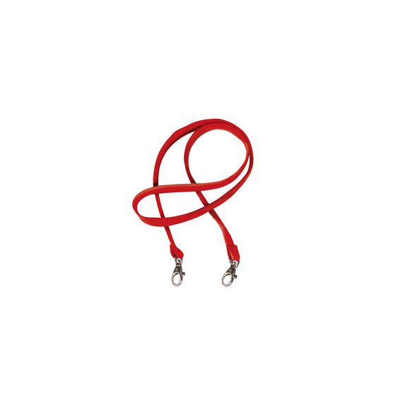 Cordoncino Pass M - raso - lunghezza 85 cm - rosso - Sei Rota - conf. 50 pezzi Cordoncino Pass M - raso - lunghezza 85 cm - rosso - Sei Rota - conf. 50 pezzi