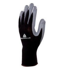 Guanti di precisione VE712GR - poliestere - palmo in nitrile - taglia 09 - nero/grigio - Deltaplus Guanti di precisione VE712GR - poliestere - palmo in nitrile - taglia 09 - nero/grigio - Deltaplus