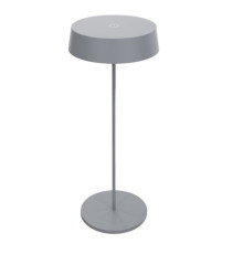 Lampada da tavolo 901 - c/aggancio magnetico - 10 x 30 cm - alluminio - grigio - Palmina
