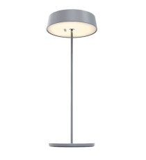 Lampada da tavolo 901 - c/aggancio magnetico - 10 x 30 cm - alluminio - grigio - Palmina
