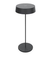 Lampada da tavolo 901 - c/aggancio magnetico - 10 x 30 cm - alluminio - nero - Palmina