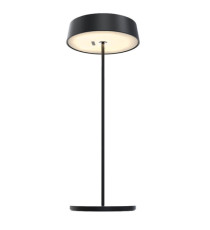 Lampada da tavolo 901 - c/aggancio magnetico - 10 x 30 cm - alluminio - nero - Palmina