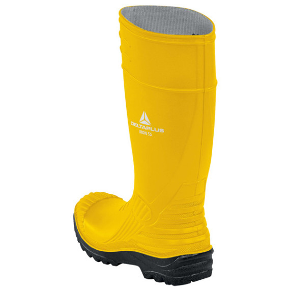 Stivali di sicurezza Iron S5 SRC - taglia 41 - PVC - giallo - Deltaplus Stivali di sicurezza Iron S5 SRC - taglia 41 - PVC - giallo - Deltaplus
