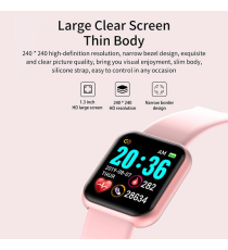 Orologio Smartwatch L18S rosa pink schermo 1.3" touchscreen bracciale attività - fitness - cardiofrequenzimetro Bluetooth Orologio Smartwatch L18S rosa pink schermo 1.3" touchscreen bracciale attività - fitness - cardiofrequenzimetro Bluetooth