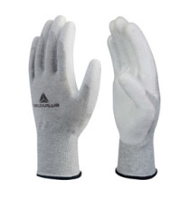 Guanti antistatico VE702PESD - poliestere / carbonio - taglia 10 - bianco - Deltaplus Guanti antistatico VE702PESD - poliestere / carbonio - taglia 10 - bianco - Deltaplus