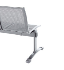 Panca attesa Plexus PS2PT - 2 posti - con tavolo - senza braccioli - grigio - Unisit Panca attesa Plexus PS2PT - 2 posti - con tavolo - senza braccioli - grigio - Unisit