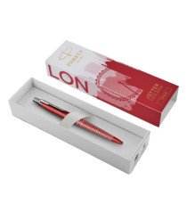 Penna sfera Jotter - Global Icon London - punta M - fusto rosso - Parker