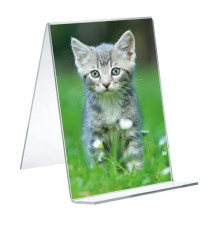 Portadepliant - verticale - 10 x 15 x 15 cm - acrilico - Lebez