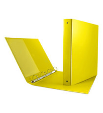 Raccoglitore Nettuno - 4 anelli a R 30 mm - dorso 3,5 cm - 22x30 cm - giallo - Sei Rota