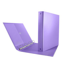 Raccoglitore Nettuno - 4 anelli a R 30 mm - dorso 3,5 cm - 22x30 cm - lilla - Sei Rota