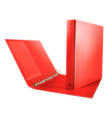 Raccoglitore Nettuno - 4 anelli a R 30 mm - dorso 3,5 cm - 22x30 cm - rosso - Sei Rota