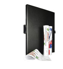 Raccoglitore Sanremo 2000 - 4 anelli a R 30 mm - dorso 3 cm - 50x70 cm (libro) - nero - Sei Rota Raccoglitore Sanremo 2000 - 4 anelli a R 30 mm - dorso 3 cm - 50x70 cm (libro) - nero - Sei Rota