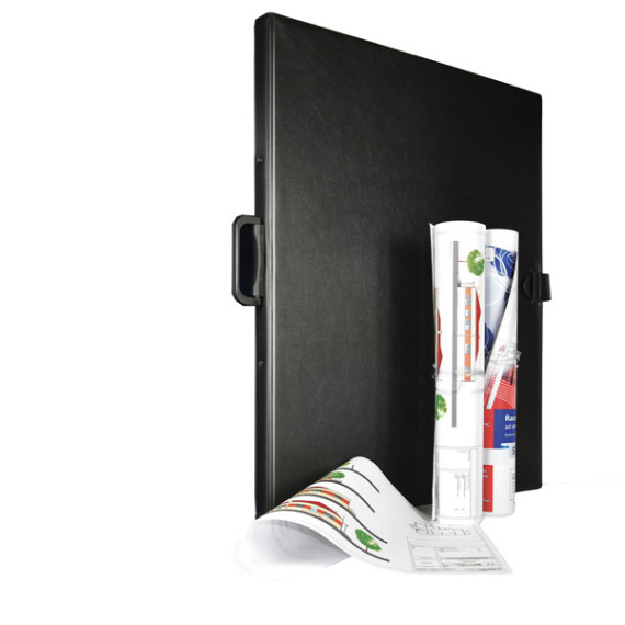 Raccoglitore Sanremo 2000 - 4 anelli a R 30 mm - dorso 3 cm - 50x70 cm (libro) - nero - Sei Rota Raccoglitore Sanremo 2000 - 4 anelli a R 30 mm - dorso 3 cm - 50x70 cm (libro) - nero - Sei Rota