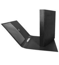 Raccoglitore Stelvio - 2 anelli a R 25 mm - dorso 3 cm - 22 x 30 cm - nero - Sei Rota Raccoglitore Stelvio - 2 anelli a R 25 mm - dorso 3 cm - 22 x 30 cm - nero - Sei Rota