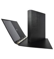 Raccoglitore Stelvio - 4 anelli a R 16 mm - dorso 2,5 cm - 22x30 cm - nero - Sei Rota Raccoglitore Stelvio - 4 anelli a R 16 mm - dorso 2,5 cm - 22x30 cm - nero - Sei Rota