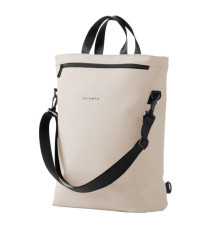 Borsa zainabile Drop - 30 x 44 x 14 cm - gomma - crema - In Tempo