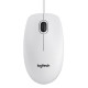 Mouse Logitech B100 ottico bianco 910-003360 con cavo usb 2.0 da 180cm - uso ambidestro - 2 pulsanti + rotella compatti Mouse Logitech B100 ottico bianco 910-003360 con cavo usb 2.0 da 180cm - uso ambidestro - 2 pulsanti + rotella compatti