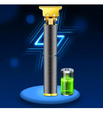 Tagliacapelli e regolabarba T9 black - rifinitore professionale ricaricabile in acciaio inox 4 misure di taglio - superpotente