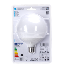 Lampadina led G120 18W attacco E27 1840 lumen - 6500K luce fredda D120Hx157mm equivale a 117wa incandescenza a incandescenza