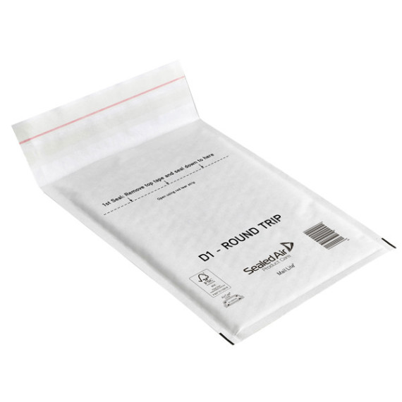 Busta imbottita Mail Lite® Round Trip - andata/ritorno - LL (23 x 33 cm) - Sealed Air® - conf. 50 pezzi Busta imbottita Mail Lite® Round Trip - andata/ritorno - LL (23 x 33 cm) - Sealed Air® - conf. 50 pezzi